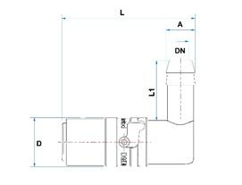 Safety Coupling, Type TS, 90°