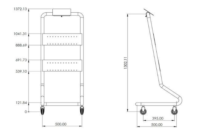 Flosense rullevogn