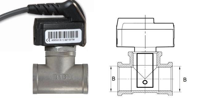 Tryk / Temperatur Sensor Type PS - til fremløb