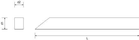 Hardwood Lapping stick