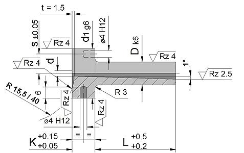 HSB 511 Indløbsbøsning 1°