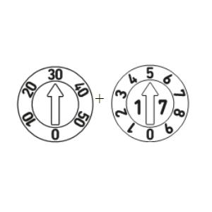 Type D + E (Måned + år)