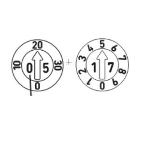 Type L+E (Dag, måned + år)