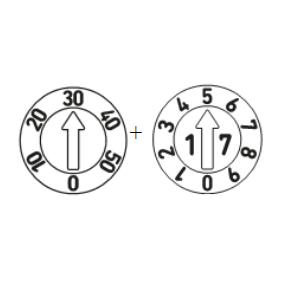 Type D + E (Måned + år)