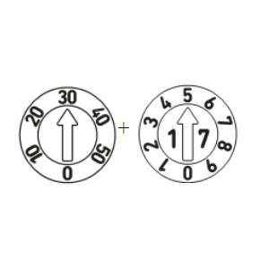 Type D+E (Måned + år)