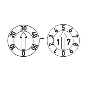 Type D + E (Måned + år)