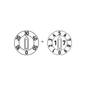 Type D + E (Måned + år)