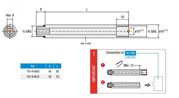 Connection Tube (TV)
