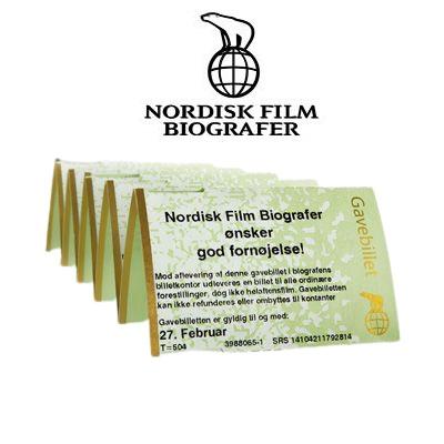 2 stk. biografbilletter (min. 4.000,- kroner)