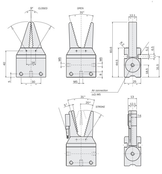 Self-Centering Sprue Gripper