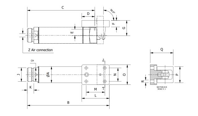 Pnuematic Tilt Unit