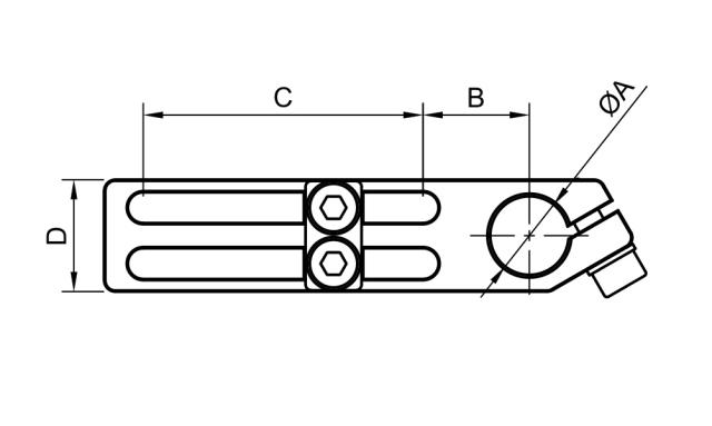 Long Angle Clamp - Heavy Duty