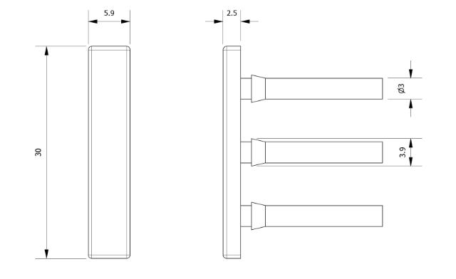 Inserts for grippers GZA Viton 12-10-10-G